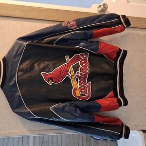 Cardinals Bomber Jacket - Black, Blue, Red